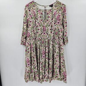 Torrid dress 1 floral summer vacation plus size